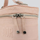 Christian Dior Vanity Hand Bag Canvas Pink Silver Auth ka4333A-14