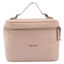 Christian Dior Vanity Hand Bag Canvas Pink Silver Auth ka4333A-2