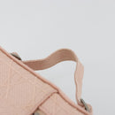 Christian Dior Vanity Hand Bag Canvas Pink Silver Auth ka4333A-8