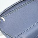 Christian Dior Vanity Hand Bag Canvas Blue Silver Auth ka4334A-18