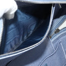 Christian Dior Vanity Hand Bag Canvas Blue Silver Auth ka4334A-20