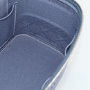 Christian Dior Vanity Hand Bag Canvas Blue Silver Auth ka4334A-22
