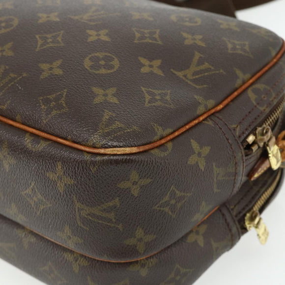 LOUIS VUITTON Monogram Reporter PM Shoulder Bag M45254 LV Auth ka4336