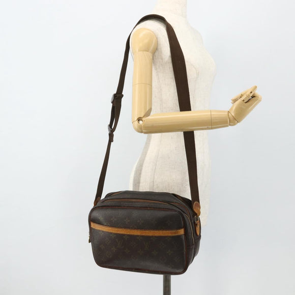 LOUIS VUITTON Monogram Reporter PM Shoulder Bag M45254 LV Auth ka4336