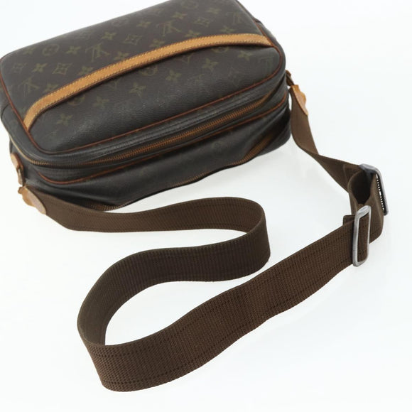 LOUIS VUITTON Monogram Reporter PM Shoulder Bag M45254 LV Auth ka4336