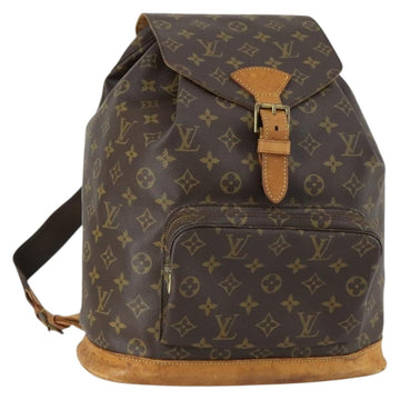 LOUIS VUITTON Monogram Montsouris GM Backpack M51135 LV Auth ka434