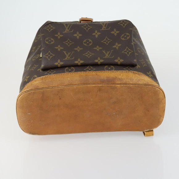 LOUIS VUITTON Monogram Montsouris GM Backpack M51135 LV Auth ka434