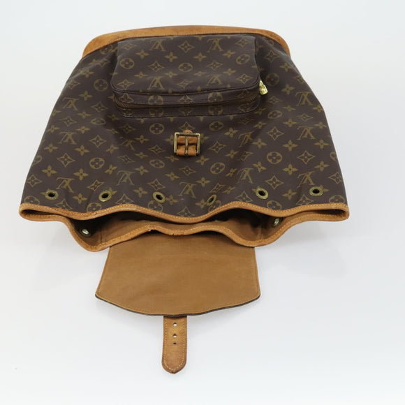 LOUIS VUITTON Monogram Montsouris GM Backpack M51135 LV Auth ka434