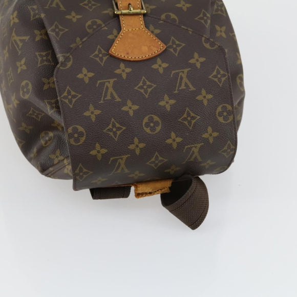 LOUIS VUITTON Monogram Montsouris GM Backpack M51135 LV Auth ka434