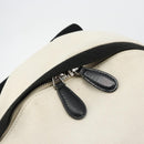 BALENCIAGA Backpack Canvas Black Silver white 409010 Auth ka4340-16