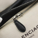 BALENCIAGA Backpack Canvas Black Silver white 409010 Auth ka4340-17