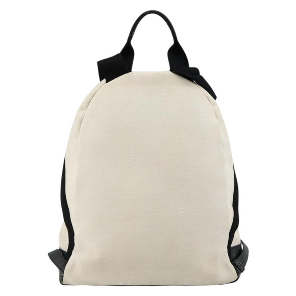 BALENCIAGA Backpack Canvas Black Silver white 409010 Auth ka4340