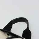 BALENCIAGA Backpack Canvas Black Silver white 409010 Auth ka4340-8