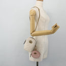 GUCCI Marmont Chain Shoulder Bag Leather Pink Gold white 699759 Auth ka4341SM-29
