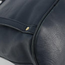 Christian Dior Backpack Leather Gold Blue Auth ka4344-14