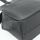 BOTTEGA VENETA Hand Bag Leather Black Silver Auth ka4346-9