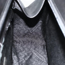 BOTTEGA VENETA Hand Bag Leather Black Silver Auth ka4346-19