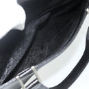 BOTTEGA VENETA Hand Bag Leather Black Silver Auth ka4346-23