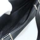 BOTTEGA VENETA Hand Bag Leather Black Silver Auth ka4346-24