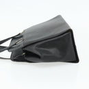 BOTTEGA VENETA Hand Bag Leather Black Silver Auth ka4346-3
