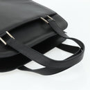 BOTTEGA VENETA Hand Bag Leather Black Silver Auth ka4346-7