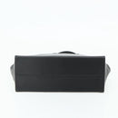 BOTTEGA VENETA Hand Bag Leather Black Silver Auth ka4346-5