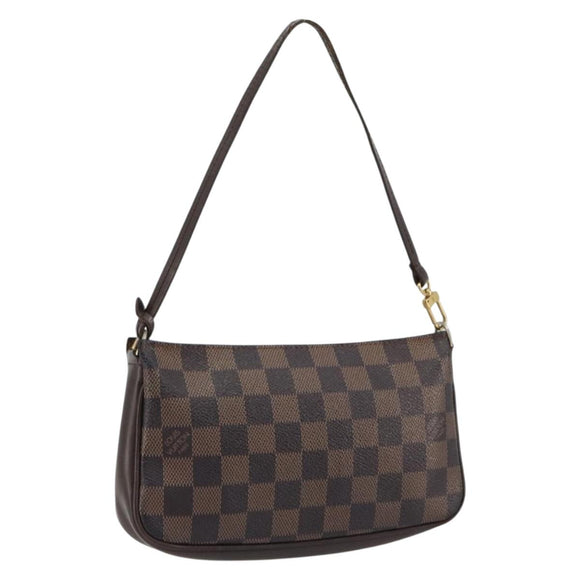 LOUIS VUITTON Damier Ebene Navona Accessory Pouch N51983 LV Auth ka4347
