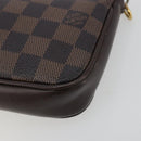 LOUIS VUITTON Damier Ebene Navona Accessory Pouch N51983 LV Auth ka4347-9