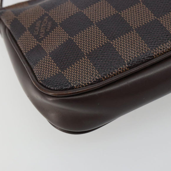 LOUIS VUITTON Damier Ebene Navona Accessory Pouch N51983 LV Auth ka4347