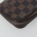 LOUIS VUITTON Damier Ebene Navona Accessory Pouch N51983 LV Auth ka4347-16