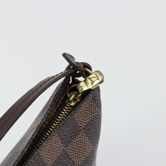 LOUIS VUITTON Damier Ebene Navona Accessory Pouch N51983 LV Auth ka4347