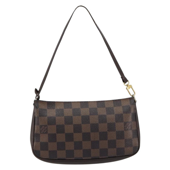 LOUIS VUITTON Damier Ebene Navona Accessory Pouch N51983 LV Auth ka4347