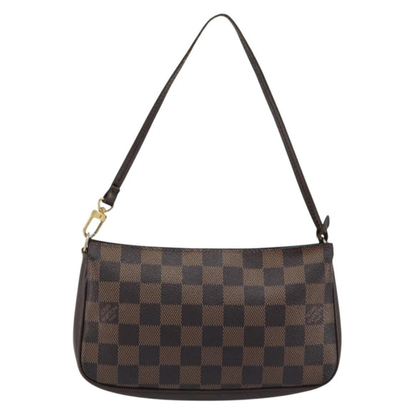 LOUIS VUITTON Damier Ebene Navona Accessory Pouch N51983 LV Auth ka4347