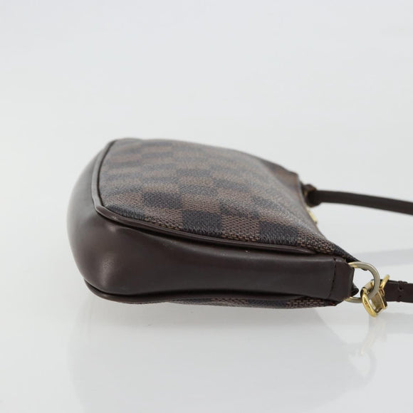 LOUIS VUITTON Damier Ebene Navona Accessory Pouch N51983 LV Auth ka4347