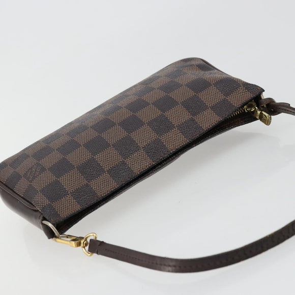 LOUIS VUITTON Damier Ebene Navona Accessory Pouch N51983 LV Auth ka4347