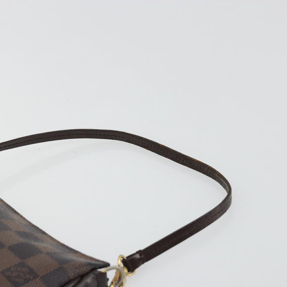 LOUIS VUITTON Damier Ebene Navona Accessory Pouch N51983 LV Auth ka4347