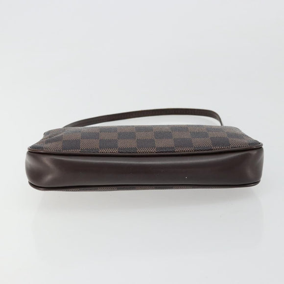 LOUIS VUITTON Damier Ebene Navona Accessory Pouch N51983 LV Auth ka4347