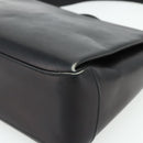 GUCCI Hand Bag Leather Black Gold Auth ka4348-14