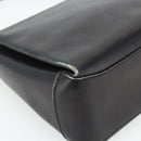 GUCCI Hand Bag Leather Black Gold Auth ka4348-9