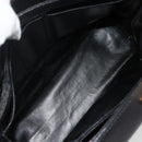 GUCCI Hand Bag Leather Black Gold Auth ka4348-11
