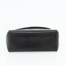 GUCCI Hand Bag Leather Black Gold Auth ka4348-5