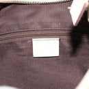 GUCCI GG Canvas Abbey Shoulder Bag Leather Beige Gold 130738 Auth ka4349-18