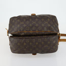 LOUIS VUITTON Monogram Saumur 35 Umhängetasche M42254 LV Auth ka435-5