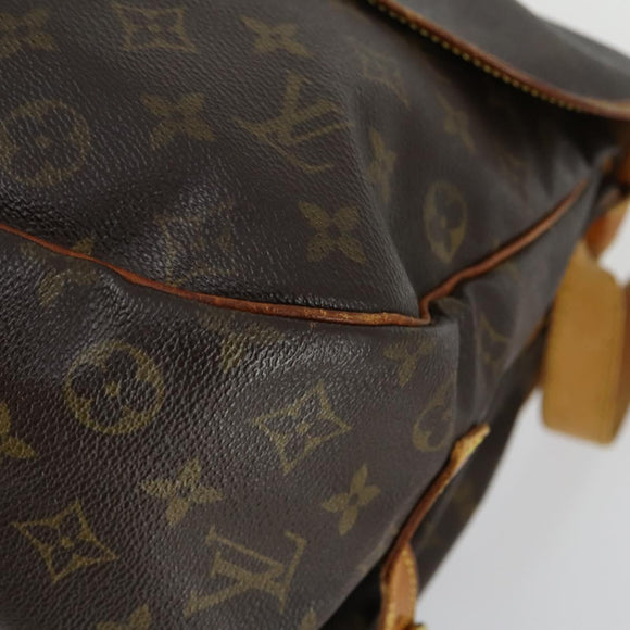 LOUIS VUITTON Monogram Saumur 35 Shoulder Bag M42254 LV Auth ka435