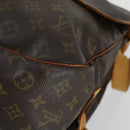 LOUIS VUITTON Monogram Saumur 35 Umhängetasche M42254 LV Auth ka435-15