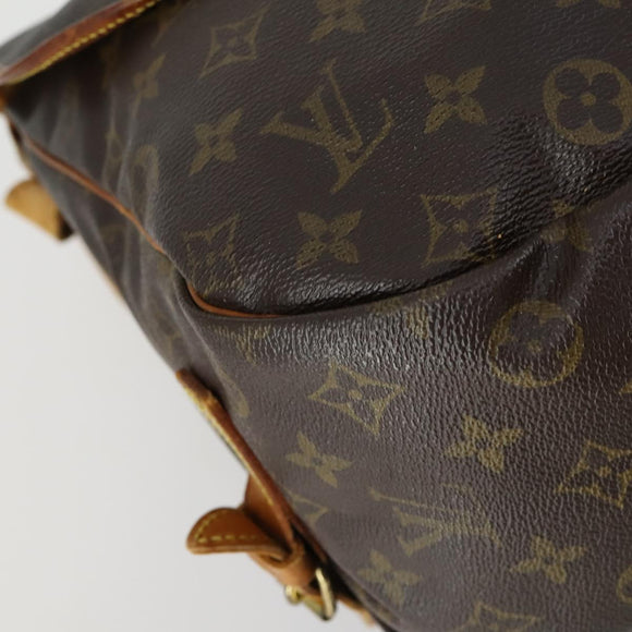 LOUIS VUITTON Monogram Saumur 35 Umhängetasche M42254 LV Auth ka435