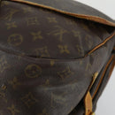 LOUIS VUITTON Monogram Saumur 35 Umhängetasche M42254 LV Auth ka435-17