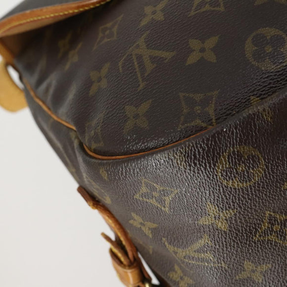 LOUIS VUITTON Monogram Saumur 35 Shoulder Bag M42254 LV Auth ka435