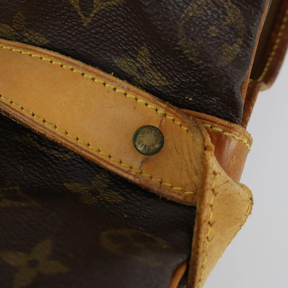 LOUIS VUITTON Monogram Saumur 35 Shoulder Bag M42254 LV Auth ka435