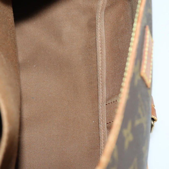 LOUIS VUITTON Monogram Saumur 35 Umhängetasche M42254 LV Auth ka435